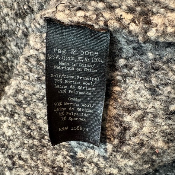 rag & bone 'Diana' Wool Blend Sweater Coat S - Picture 14 of 14